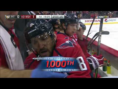 Gotta See It: Ovechkin scores 35 seconds into game for 1000th NHL poin