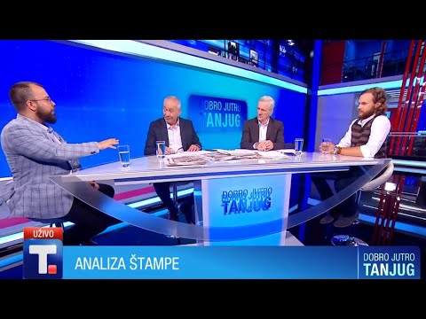 DOBRO JUTRO TANJUG - Analiza štampe 21.07.22. • Darko Obradović i Nikola Jović
