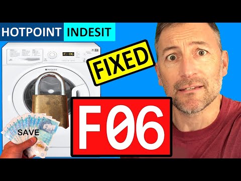 Washing Machine F06 Error Code Hotpoint Indesit Door won't Open