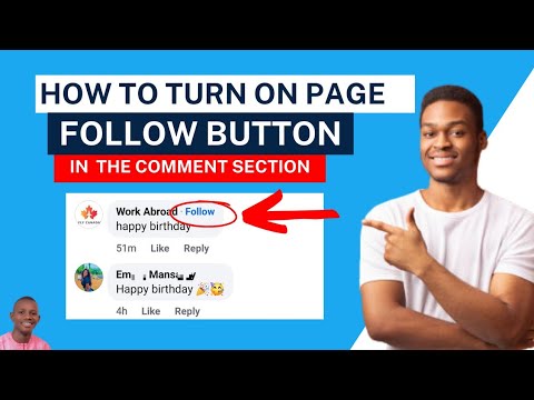 Facebook Comment Follow Button 2023 | How to Turn On Follow Button on Facebook Page Comment Section