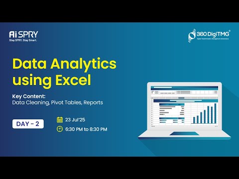 Data Analytics using Excel Day 1 360DigiTMG
