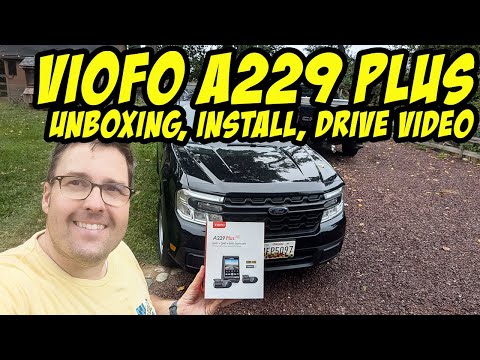تركيب كاميرا Viofo A229 الأمامية في سيارتي فورد مافريك! فتح العلبة، التركيب، ولقطات رائعة من تجربة القيادة