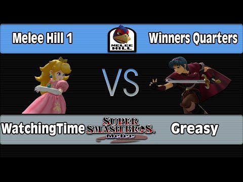 Melee Hill 1: WatchingTime (Peach) Vs. Greasy (Marth) - WQ