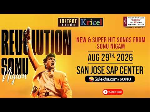 Sonu Nigam LIVE Bay Area 2026 | Revolution Tour | Sulekha | 25% OFF Tickets