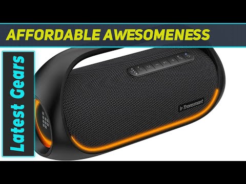 Tronsmart Bang 60W Bluetooth Speaker Review with Subwoofer, IPX6 Waterproof, and Colorful Lights!