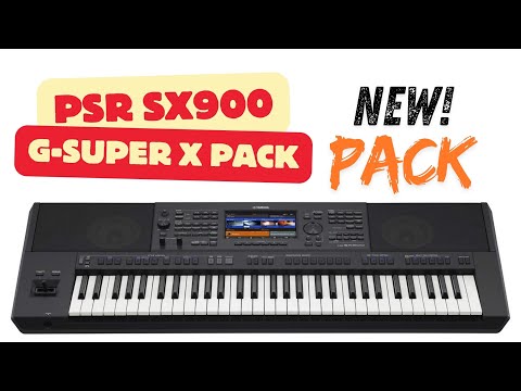 PSL002 - G-SUPER X Pack - Yamaha PSR SX920 - Video Preview 1