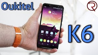 Oukitel K6 Smartphone REVIEW - 6300mAh, NFC, 18:9 Screen