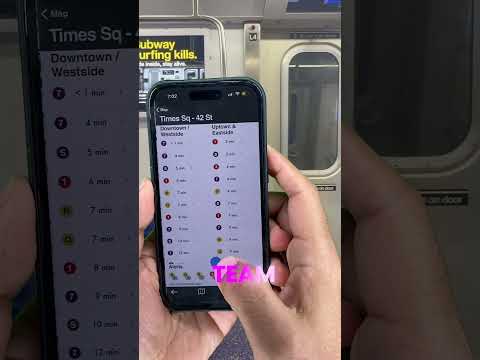 Dunk my app on your phone today! It’s called Underway for when your underground and on the way #nyc thumbnail