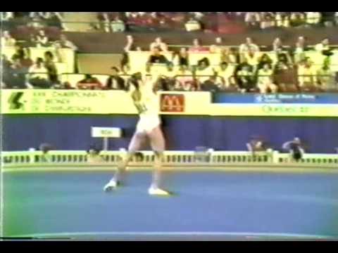 8th T HUN Beata Storczer FX - 1985 World Gymnastics Championships 9.750