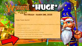 Wizard101 Just RESPONDED To The Spring Update Gear Drama...