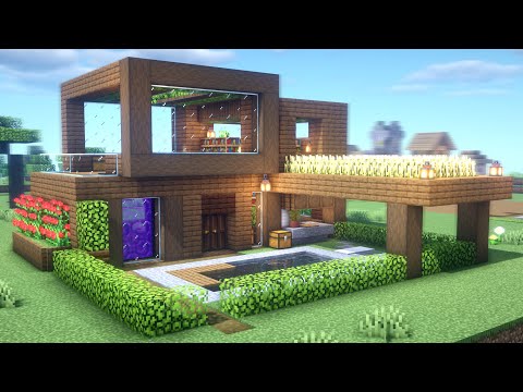 MrDs4 -  Minecraft: Perfect House for Survival |  Large Wooden Minecraft House Tutorial