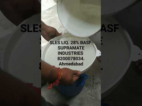 Sodium Lauryl Ether Sulphate Sles(BASF/ GODREJ), Liquid