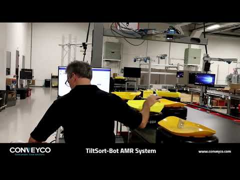TiltSort-Bot: Autonomous Mobile Robot (AMR) for Sortation
