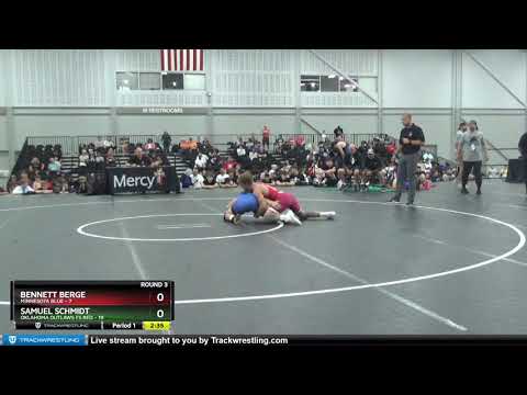 [boutNo] 182 Bennett Berge Minnesota Blue Vs Samuel Schmidt Oklahoma Outlaws FS Red