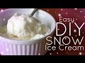 EASY Homemade Snow Ice Cream NO MACHINE