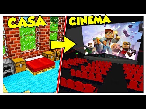 TRASFORMIAMO LA MIA CASA IN UN CINEMA! - Minecraft ITA