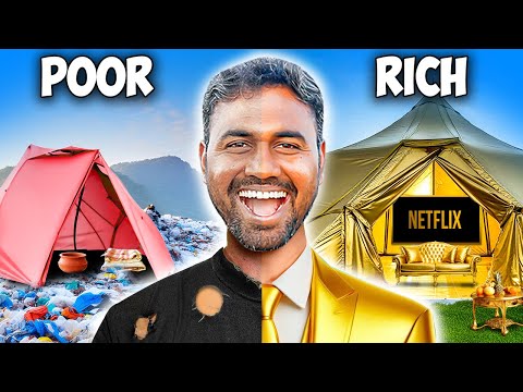 Rich Vs Poor Camping For 24 Hours | Mad Brothers