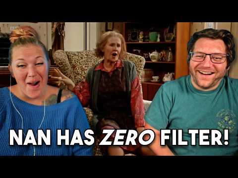 The Most Unapologetic Character EVER: Nan | Americans React to Catherine Tate - Ugly Child