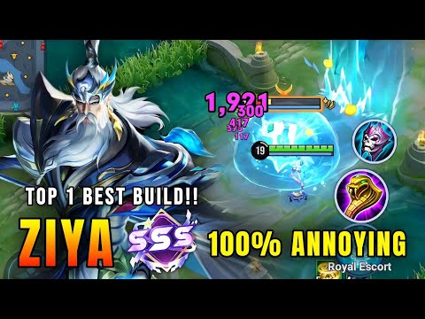 16.0 MVP!! Ziya's 100% Annoying Mid Lane Monster | Top 1 Best Build in Honor of Kings