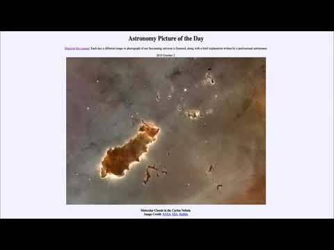 2019 October 02 - Molecular Clouds in the Carina Nebula