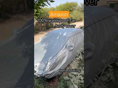 100% waterproof car cover from amazon #amazonfinds #carbodycover #caraccessories #car  #shorts