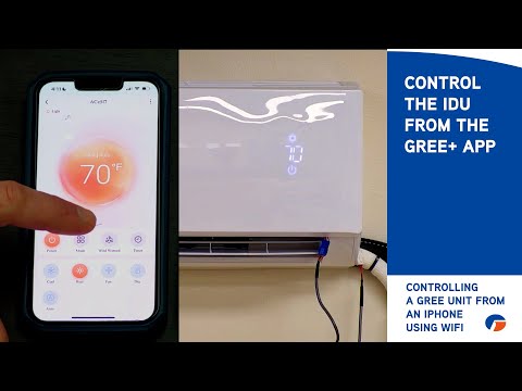 Hands-On Demonstration of Controlling a GREE Unit from an iPhone using Wi-Fi