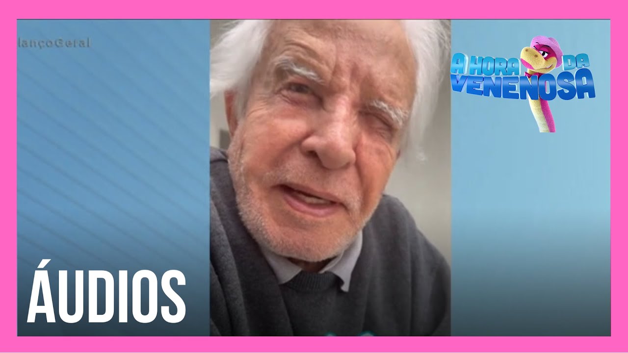 Cid Moreira debocha de áudios revelados por filho