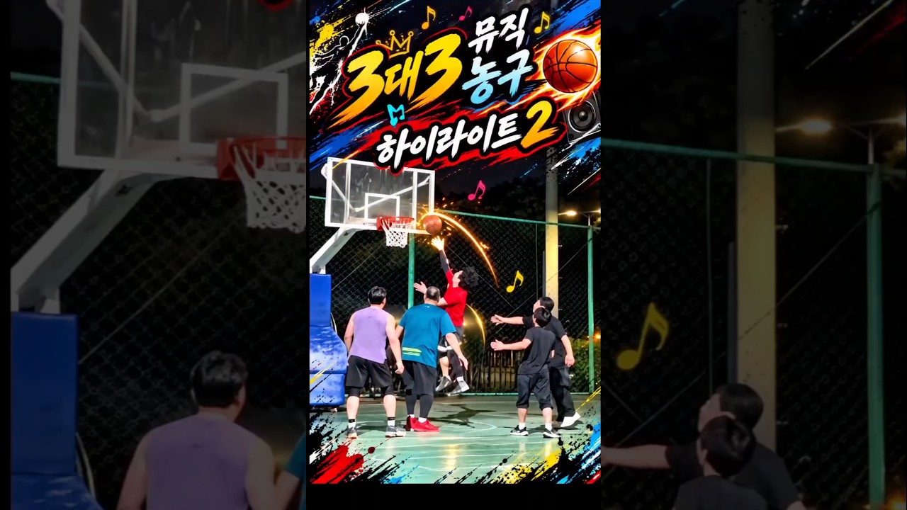 3대3 뮤직농구 하이라이트 2 #shots #basketball #농구연습 #60살드리블농구 # #길거리농구
