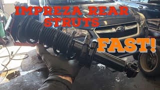 12-14 Subaru Impreza Wagon Rear Strut Replacement
