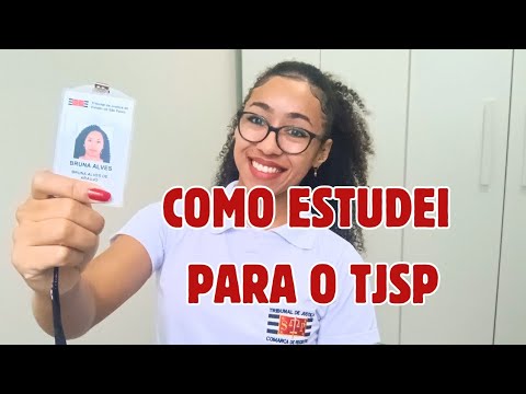 COMO ESTUDAR PARA O CONCURSO DO TJSP?