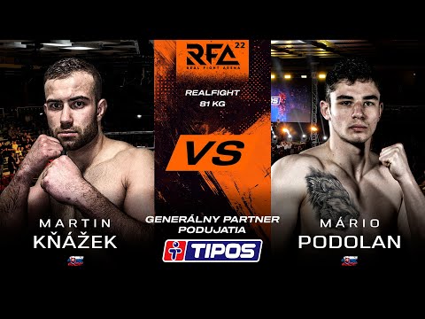 Martin KŇAŽEK vs Mário PODOLAN (MMA) | RFA 22 TRENČÍN