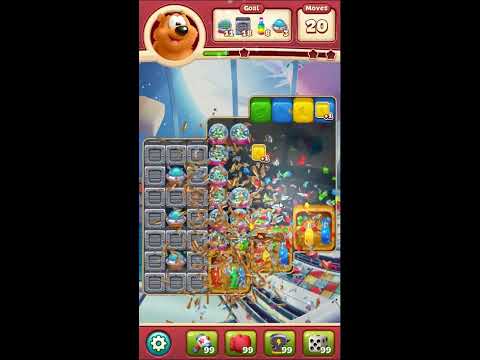 Toon Blast Level 6341 - NO BOOSTERS 🐻🐺🐱 | SKILLGAMING ✔️