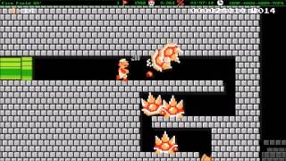 Super Mario Maker - Fire Field '85 (Hard kaizo level clear) [With bonus yattanai!]