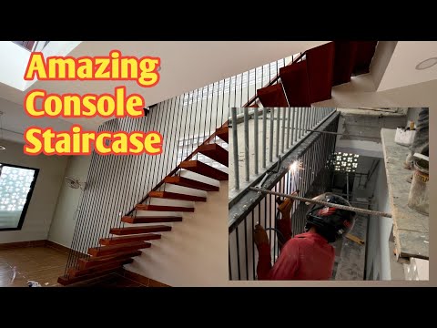 WoW- Good Techniques To Install Beautiful Metal Console Staircase