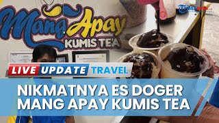 Nikmatnya Es Doger Podeng Legendaris Mang Apay Kumis Tea Matraman, Turun Temurun Sudah 3 Generasi