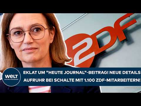 ZDF: Eklat um "heute journal"-Beitrag! Neue Details! Aufruhr bei Schalte mit 1.100 Mitarbeitern!