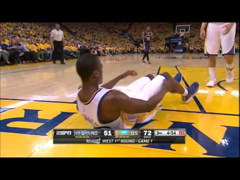 NBA, playoff 2015, Warriors vs. Pelicans, Round 1, Game 1, Move 41, Dante Cunningham, layup