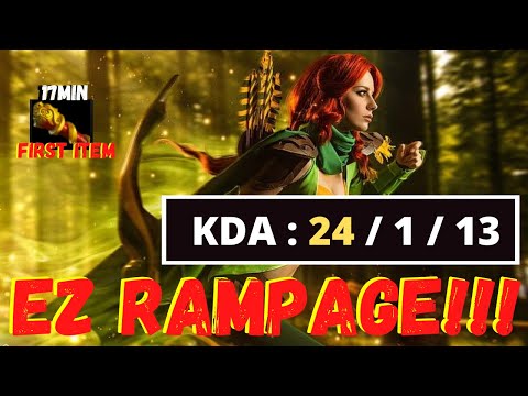 MIRACLE SMURF [Windranger] RAMPAGE 27 Kill 12 Min Godlike Destroyed Mid Scepter Build Dota 2