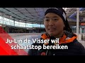 Ju-Lin de Visser uit Werkendam stapte over van kunstschaats naar klapschaats