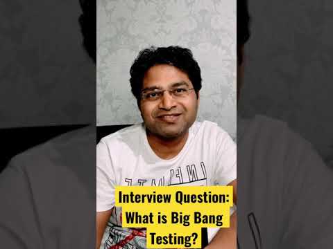 What is Big Bang Testing Software Testing Interview Question shorts