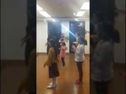 GurIqbal ,S Daughter Ramandeep Teaching Dance To Children