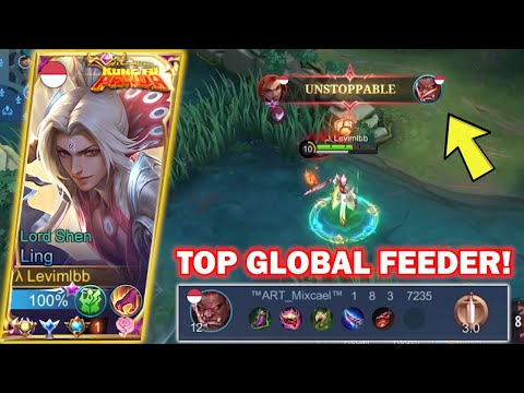 4 vs 5 Ling Levimlbb di TROLL Balmond FEED!!  | Ling Fasthand Gameplay - Mobile Legends