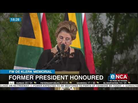 FW de Klerk Former President honoured