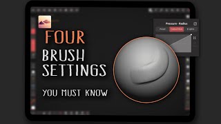 Nomad Sculpt Brush Settings You Must Know | Nomad Sculpt Tutorial
