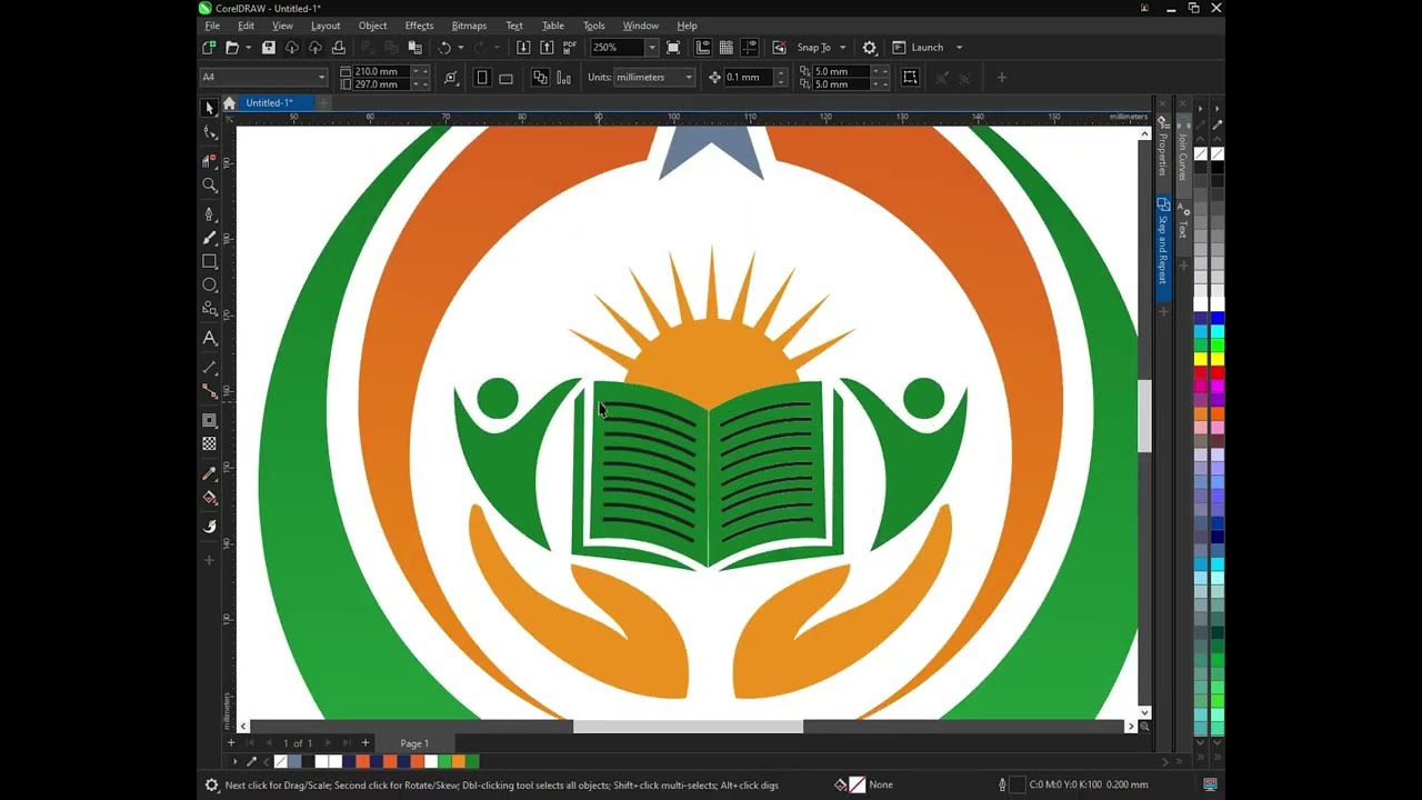 CorelDRAW Logo Design Tutorial for Beginners (Clean & Modern Style)