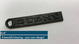 Designing and 3D Printing of a Keyring (Tikercad, Ultimaker+)