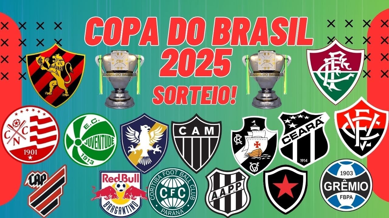 COPA DO BRASIL 2025! OS POTES E O SORTEIO! QUEM SEU TIME VAI ENFRENTAR?
