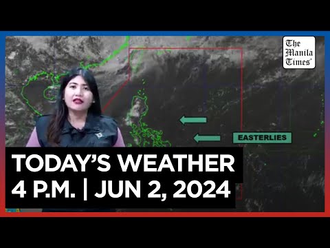 Today's Weather, 4 P.M. Jun. 2, 2024