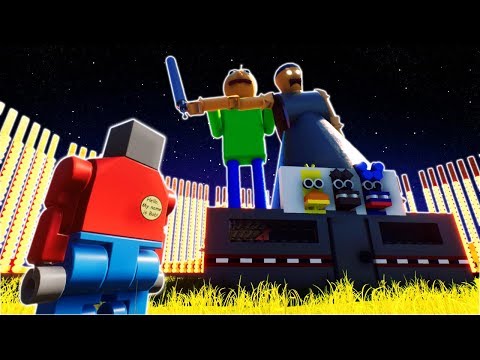 LEGO BALDI, GRANNY AND FNAF GET DESTROYED BY A BLACK HOLE! - Lego Brick Rigs Gameplay Roleplay