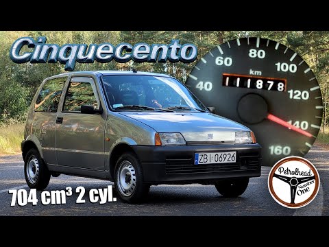 1996 Fiat Cinquecento 700 (30 HP) | V-MAX, 0-100 km/h, presentation and highway test. | 4K